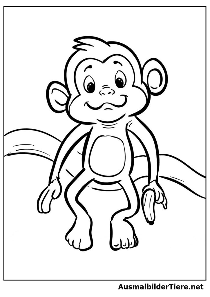 Malvorlagen Affe für Jungen